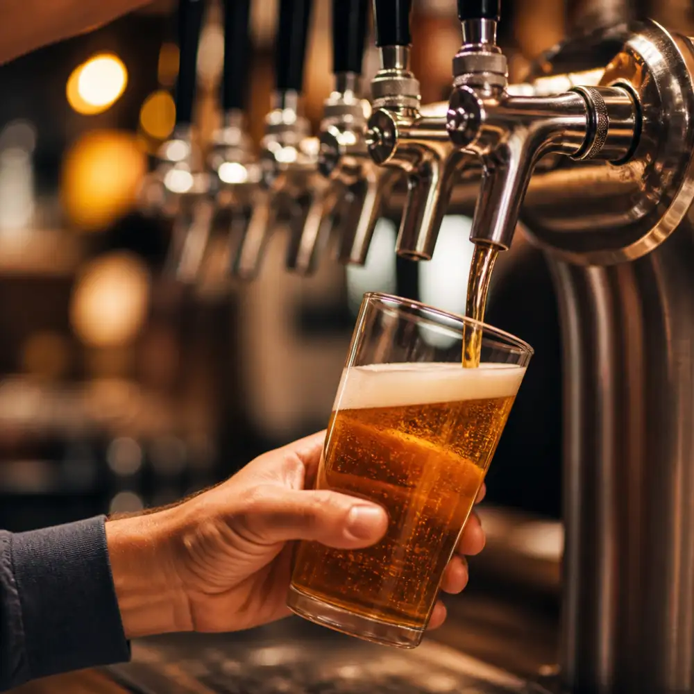 točené pivo anglicky